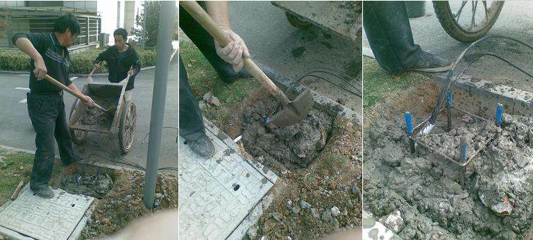 路燈預(yù)埋件